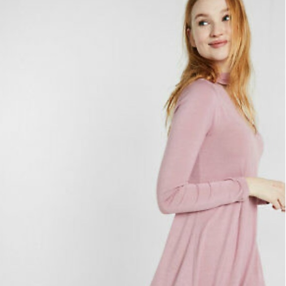 EXPRESS CUT-OUT TRAPEZE CHOKER DRESS - Picture 2 of 6